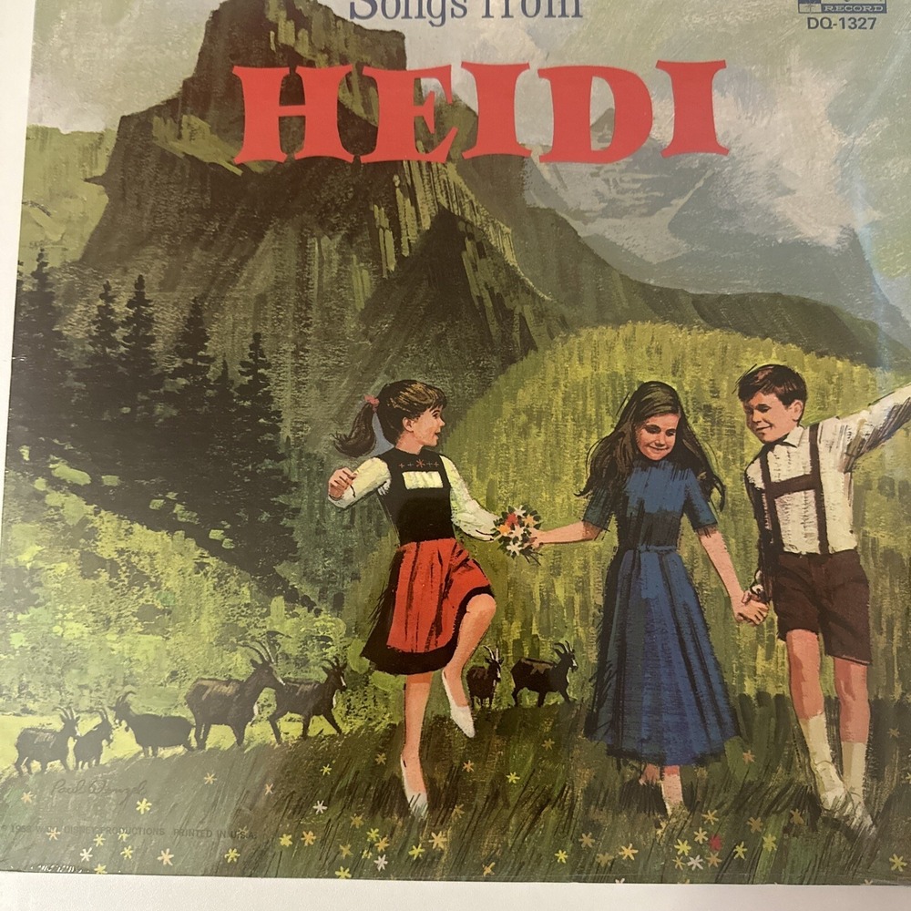 Sealed 1968 Disneyland Record HeidiSongs DQ-1327 Vinyl LP - Picture 2 of 11